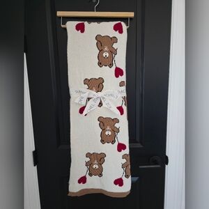 NWT Rachel Zoe Teddy Bear Decorative Throw